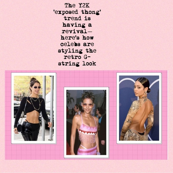 Vintage Y2K Thong | Red Silky Satin Stretch G-String w/ Mesh‎ Front Women’s Sz M - Picture 14 of 15